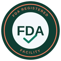 FDA Registered facility badge